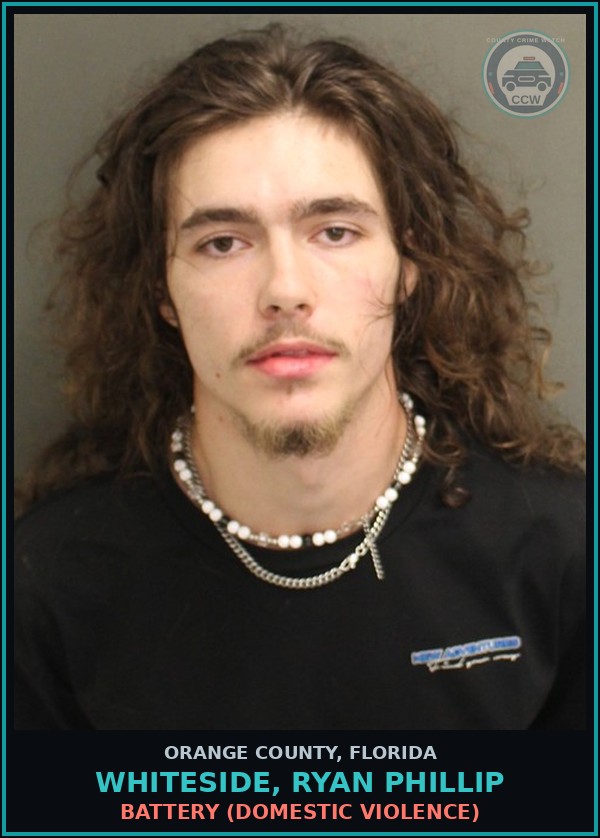 Booking mugshot of WHITESIDE, RYAN PHILLIP in Orange County