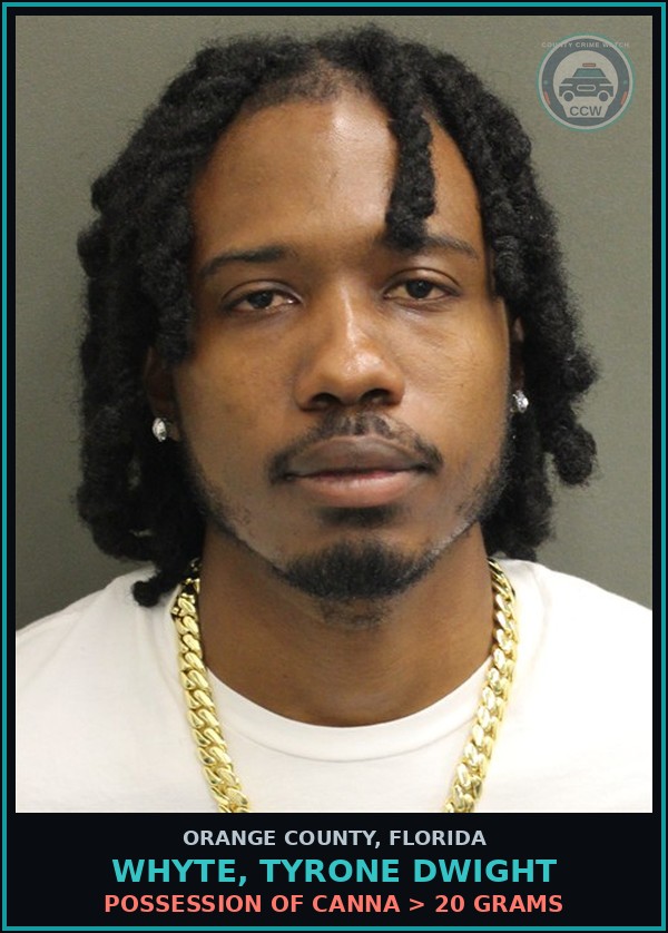 Booking mugshot of WHYTE, TYRONE DWIGHT in Orange County