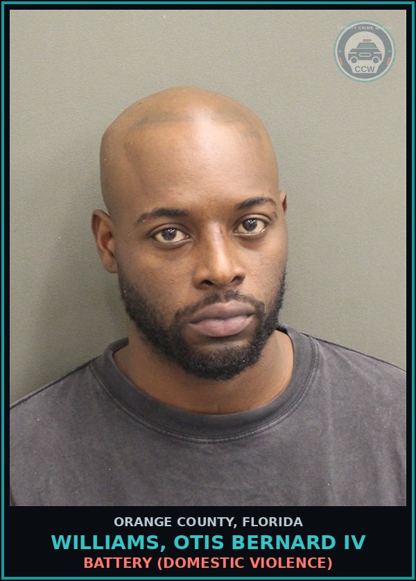 Booking mugshot of WILLIAMS, OTIS BERNARD IV in Orange County