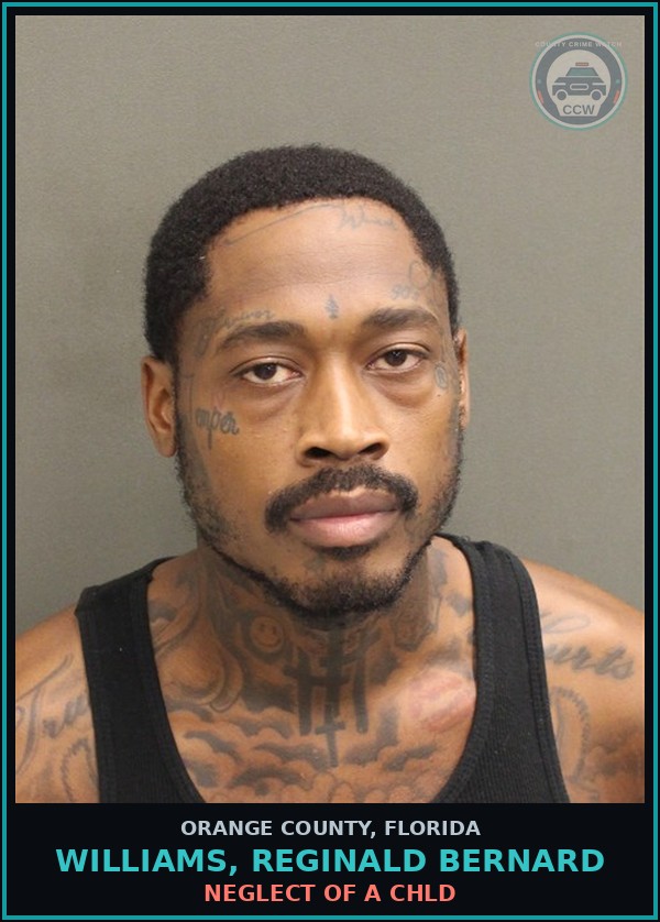 Booking mugshot of WILLIAMS, REGINALD BERNARD in Orange County