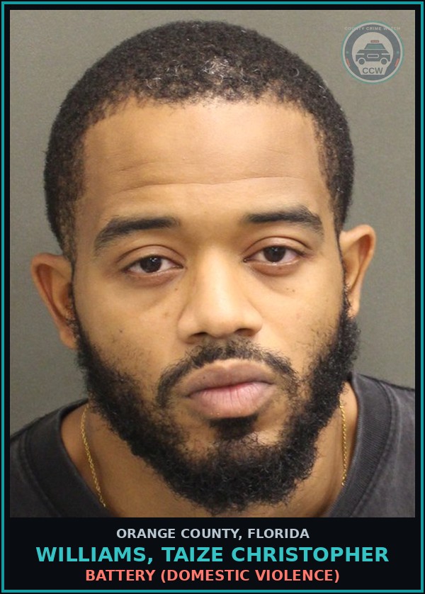 Booking mugshot of WILLIAMS, TAIZE CHRISTOPHER in Orange County