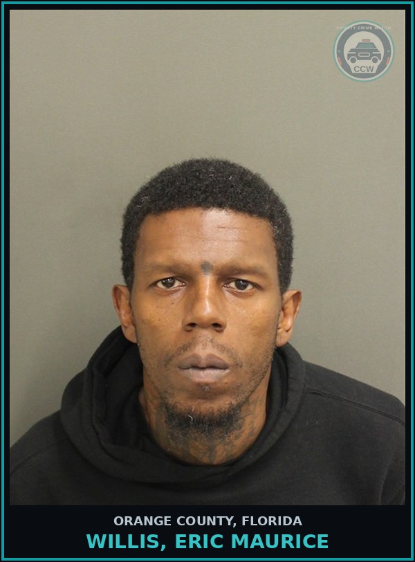 Booking mugshot of WILLIS, ERIC MAURICE in Orange County