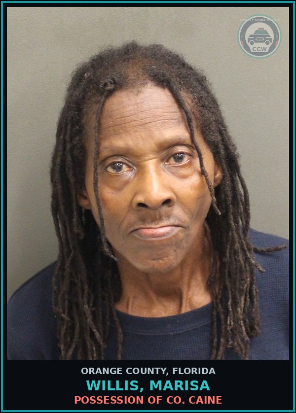 Booking mugshot of WILLIS, MARISA in Orange County