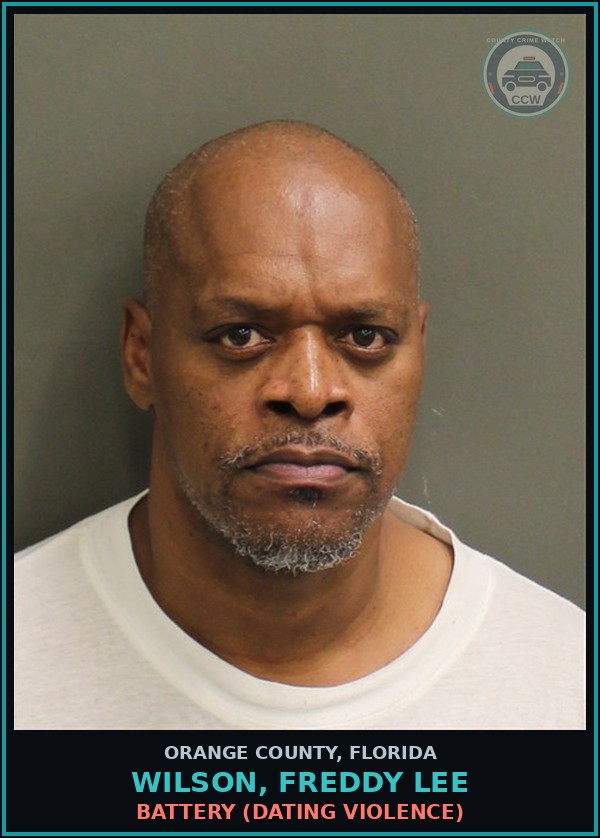 Booking mugshot of WILSON, FREDDY LEE in Orange County