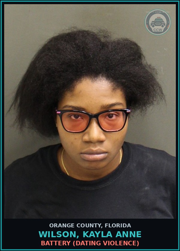 Booking mugshot of WILSON, KAYLA ANNE in Orange County