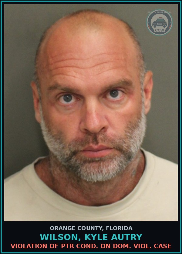 Booking mugshot of WILSON, KYLE AUTRY in Orange County