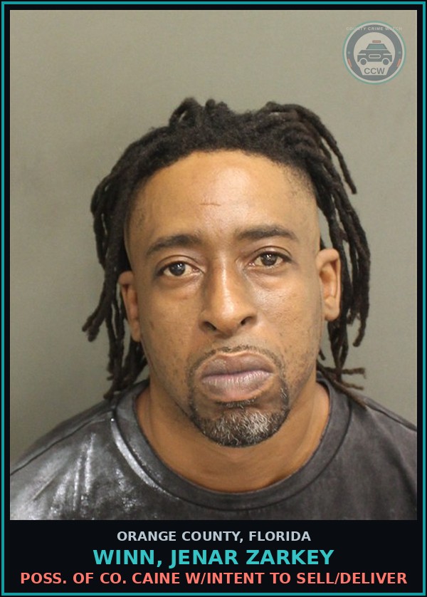 Booking mugshot of WINN, JENAR ZARKEY in Orange County