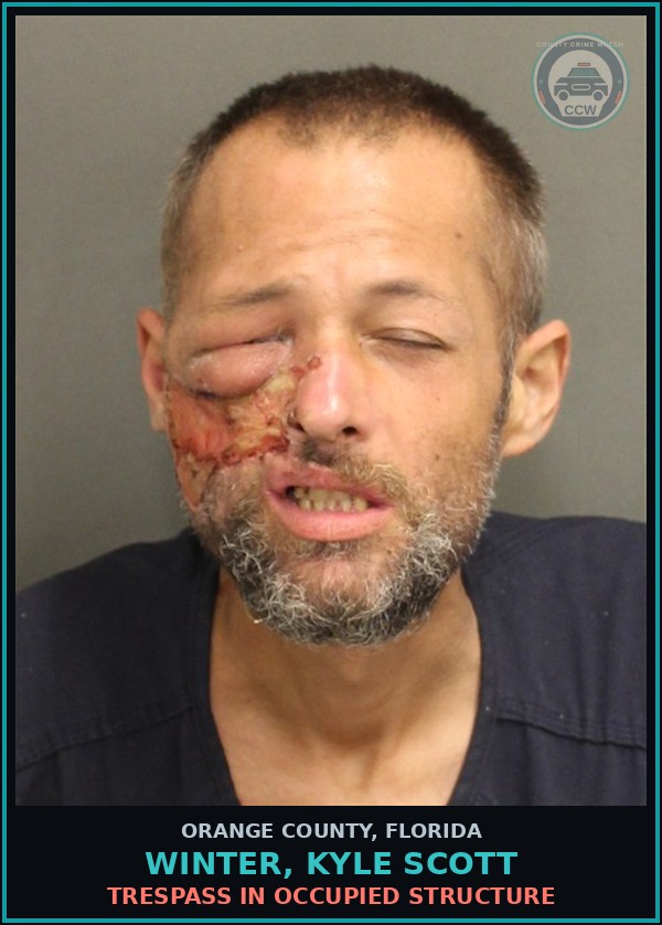 Booking mugshot of WINTER, KYLE SCOTT in Orange County
