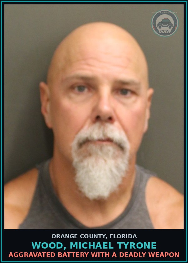 Booking mugshot of WOOD, MICHAEL TYRONE in Orange County