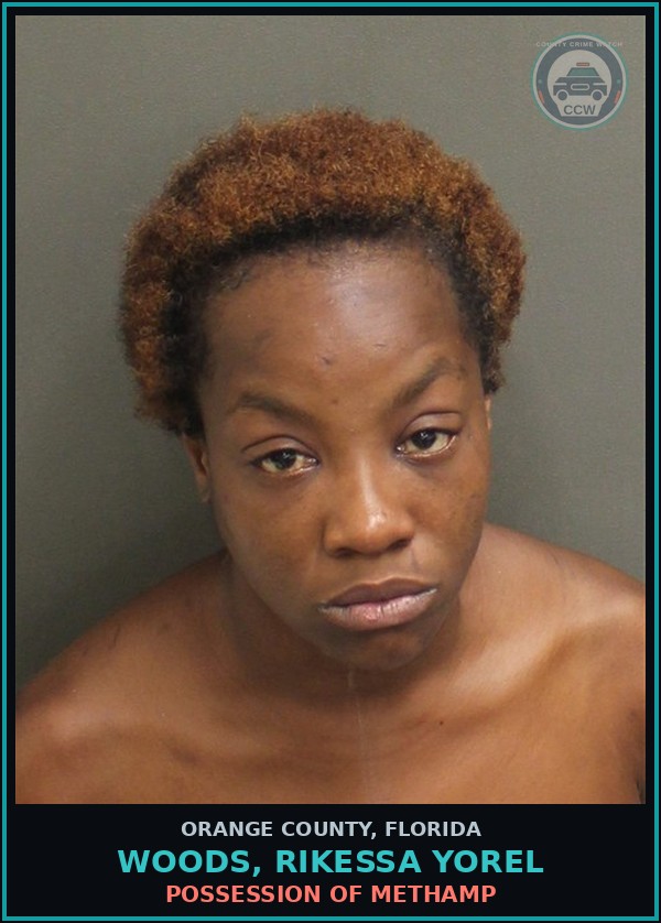 Booking mugshot of WOODS, RIKESSA YOREL in Orange County