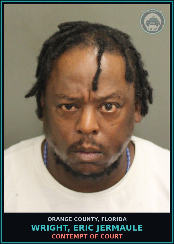 Booking mugshot of WRIGHT, ERIC JERMAULE in Orange County