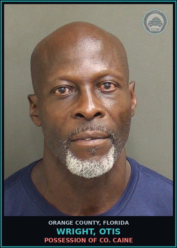 Booking mugshot of WRIGHT, OTIS in Orange County