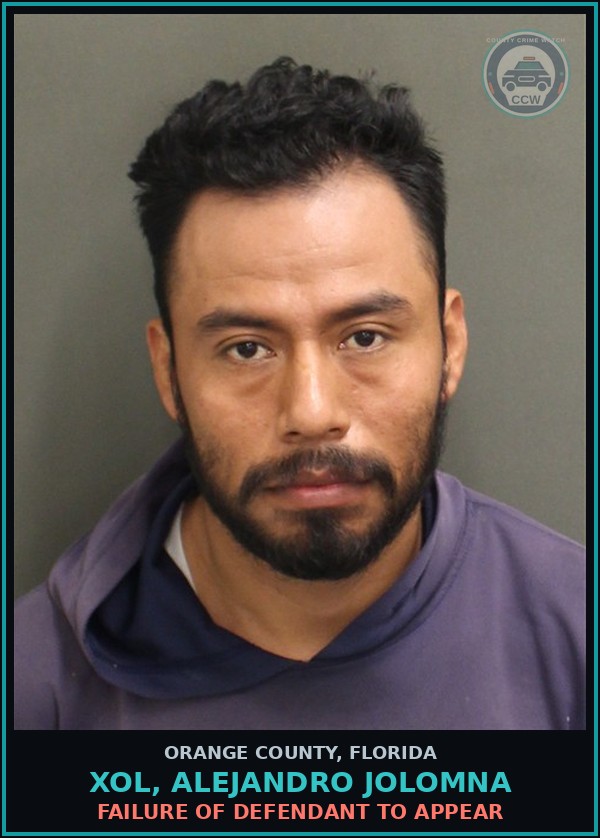 Booking mugshot of XOL, ALEJANDRO JOLOMNA in Orange County