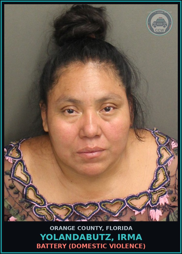 Booking mugshot of YOLANDABUTZ, IRMA in Orange County