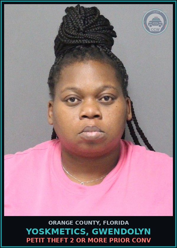 Booking mugshot of YOSKMETICS, GWENDOLYN in Orange County