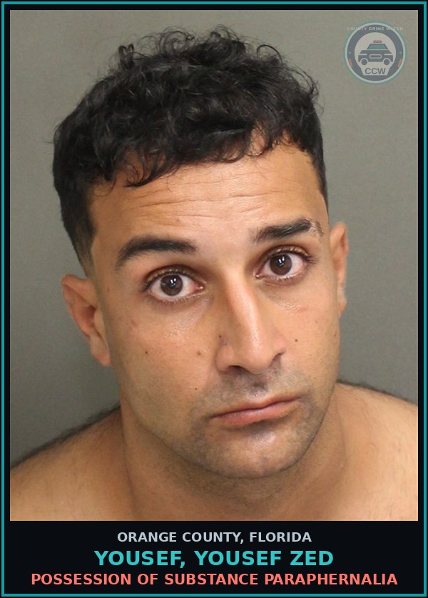 Booking mugshot of YOUSEF, YOUSEF ZED in Orange County