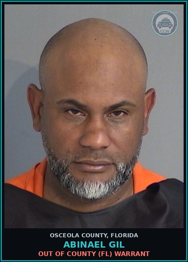 Booking mugshot of ABINAEL GIL in Osceola County