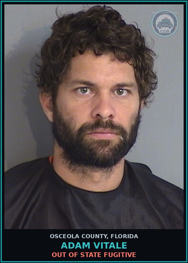 Booking mugshot of ADAM VITALE in Osceola County