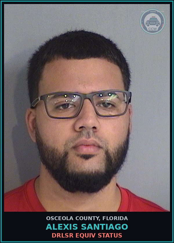 Booking mugshot of ALEXIS SANTIAGO in Osceola County