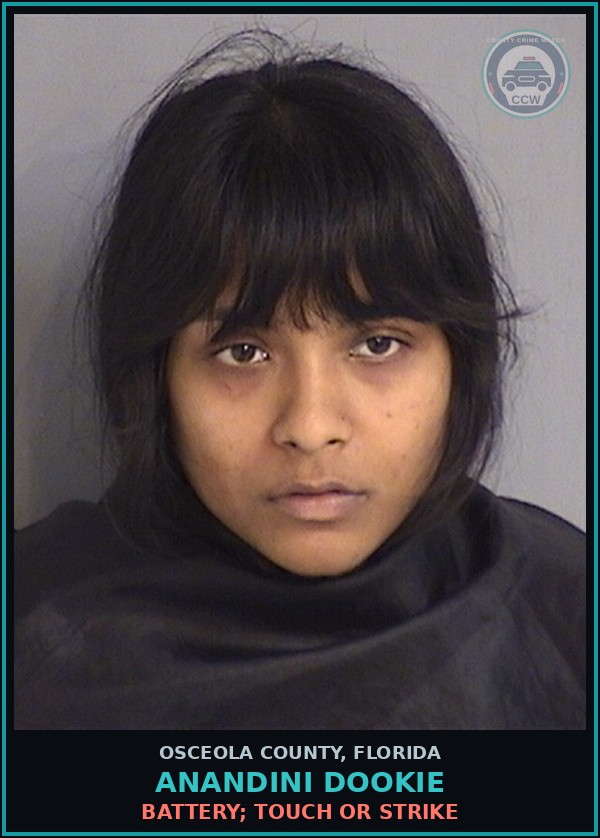 Booking mugshot of ANANDINI DOOKIE in Osceola County