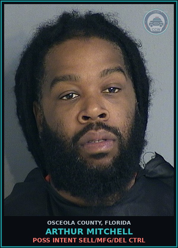 Booking mugshot of ARTHUR MITCHELL in Osceola County