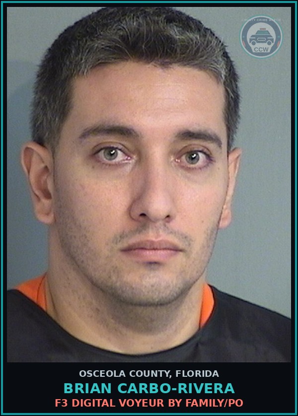 Booking mugshot of BRIAN CARBO-RIVERA in Osceola County