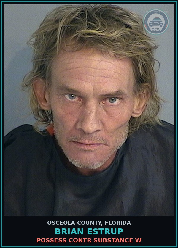 Booking mugshot of BRIAN ESTRUP in Osceola County