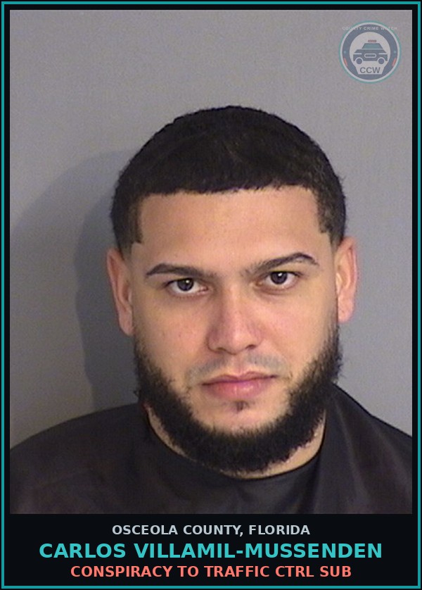 Booking mugshot of CARLOS VILLAMIL-MUSSENDEN in Osceola County