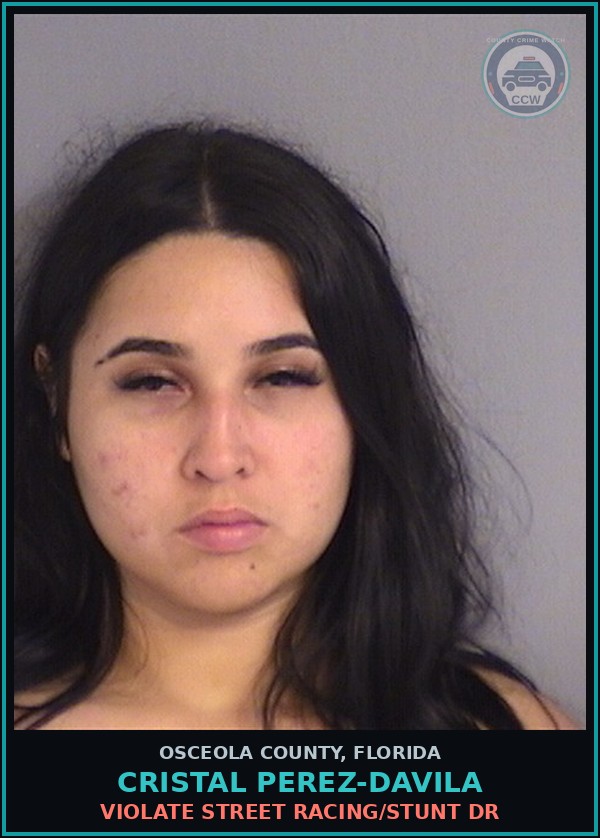 Booking mugshot of CRISTAL PEREZ-DAVILA in Osceola County