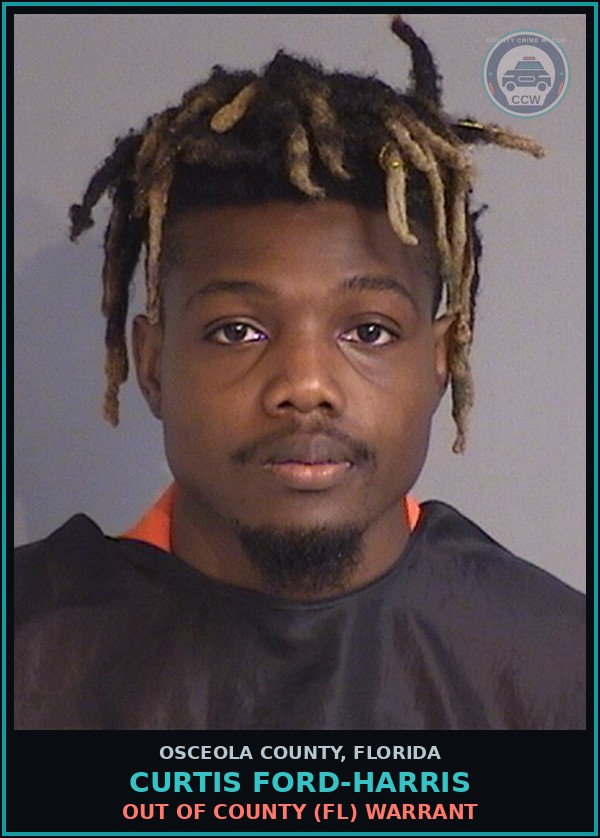 Booking mugshot of CURTIS FORD-HARRIS in Osceola County