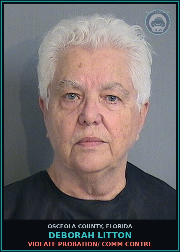 Booking mugshot of DEBORAH LITTON in Osceola County