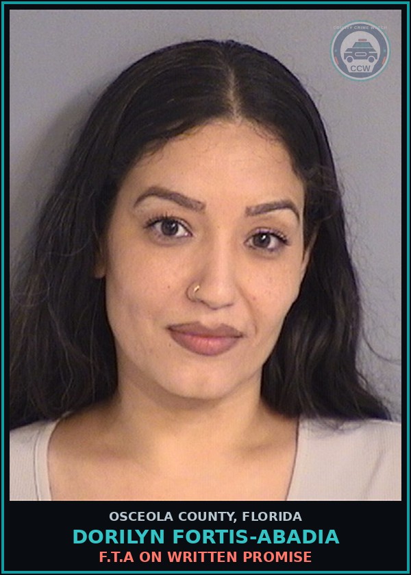 Booking mugshot of DORILYN FORTIS-ABADIA in Osceola County