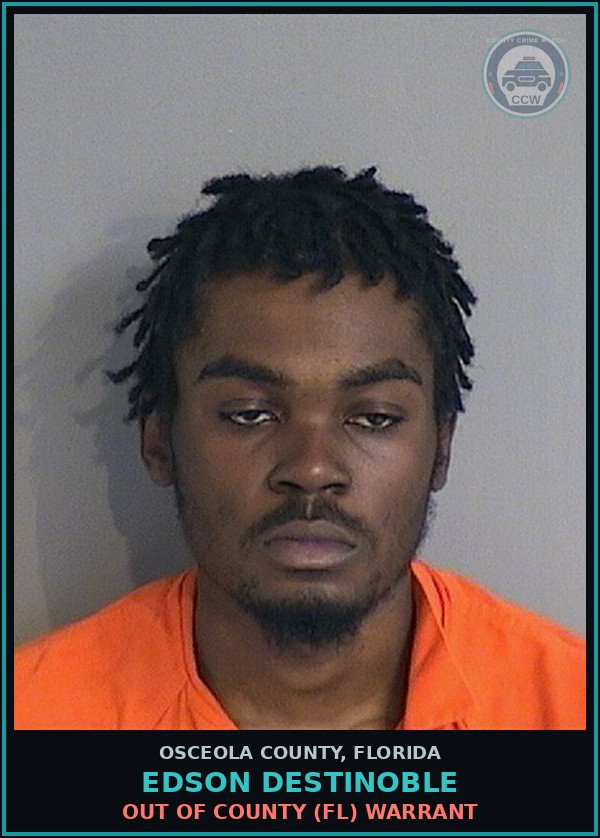 Booking mugshot of EDSON DESTINOBLE in Osceola County