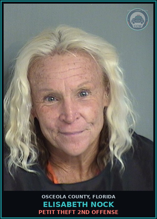 Booking mugshot of ELISABETH NOCK in Osceola County