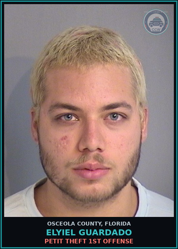 Booking mugshot of ELYIEL GUARDADO in Osceola County