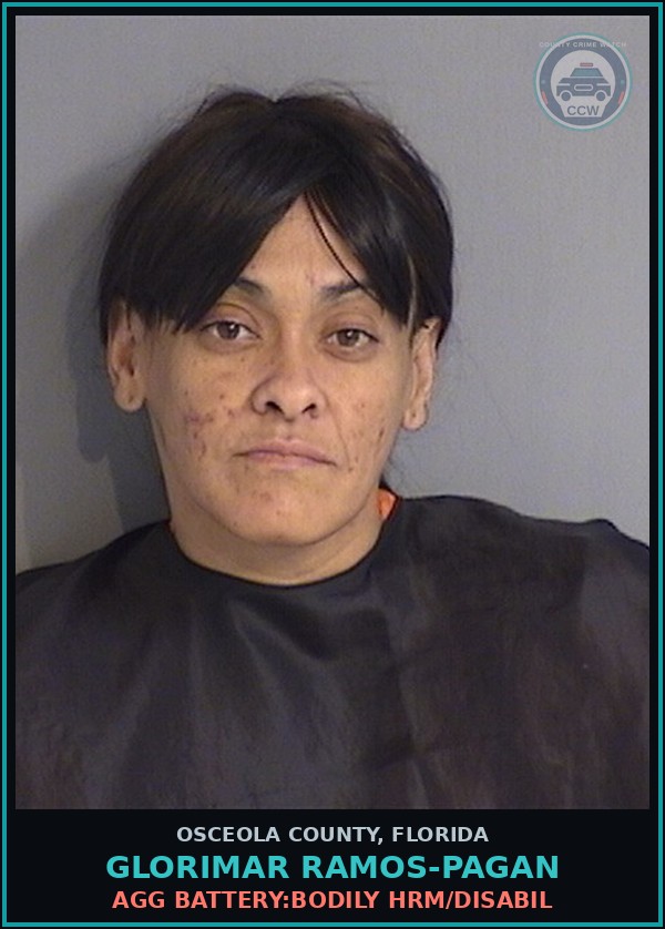 Booking mugshot of GLORIMAR RAMOS-PAGAN in Osceola County