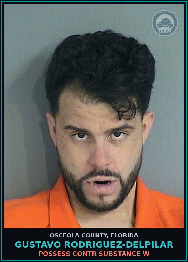 Booking mugshot of GUSTAVO RODRIGUEZ-DELPILAR in Osceola County