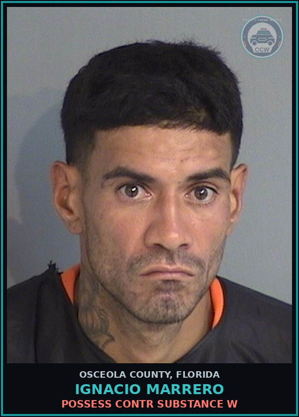 Booking mugshot of IGNACIO MARRERO in Osceola County