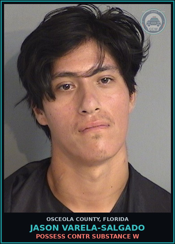 Booking mugshot of JASON VARELA-SALGADO in Osceola County