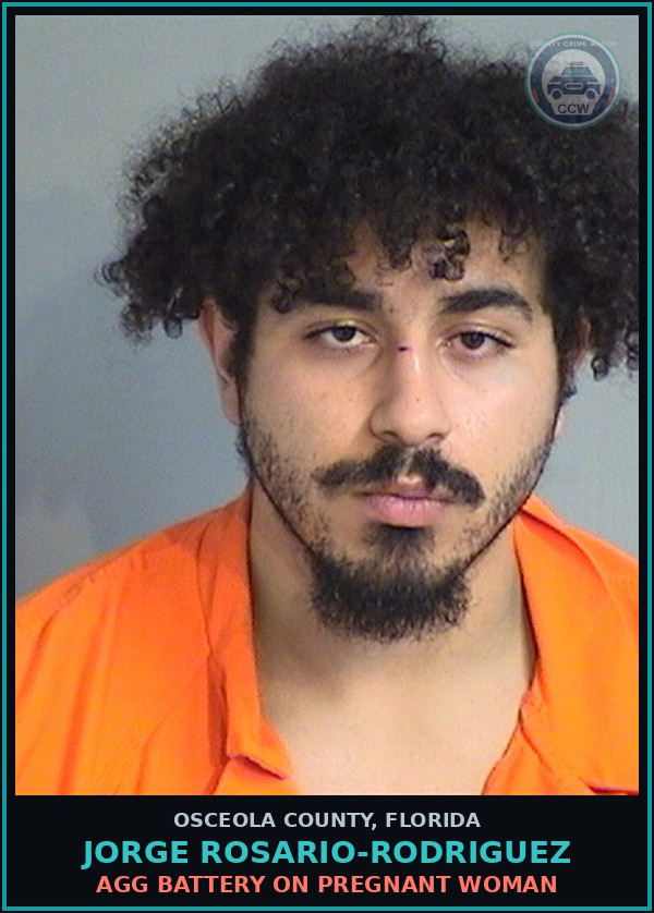 Booking mugshot of JORGE ROSARIO-RODRIGUEZ in Osceola County