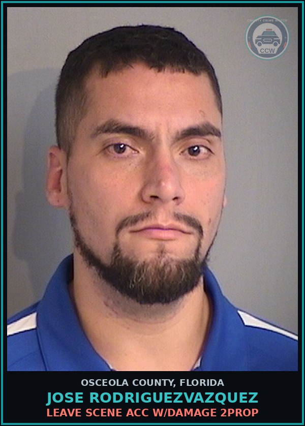 Booking mugshot of JOSE RODRIGUEZVAZQUEZ in Osceola County