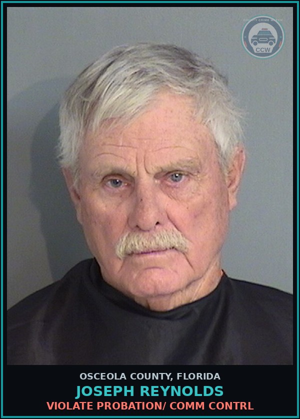 Booking mugshot of JOSEPH REYNOLDS in Osceola County