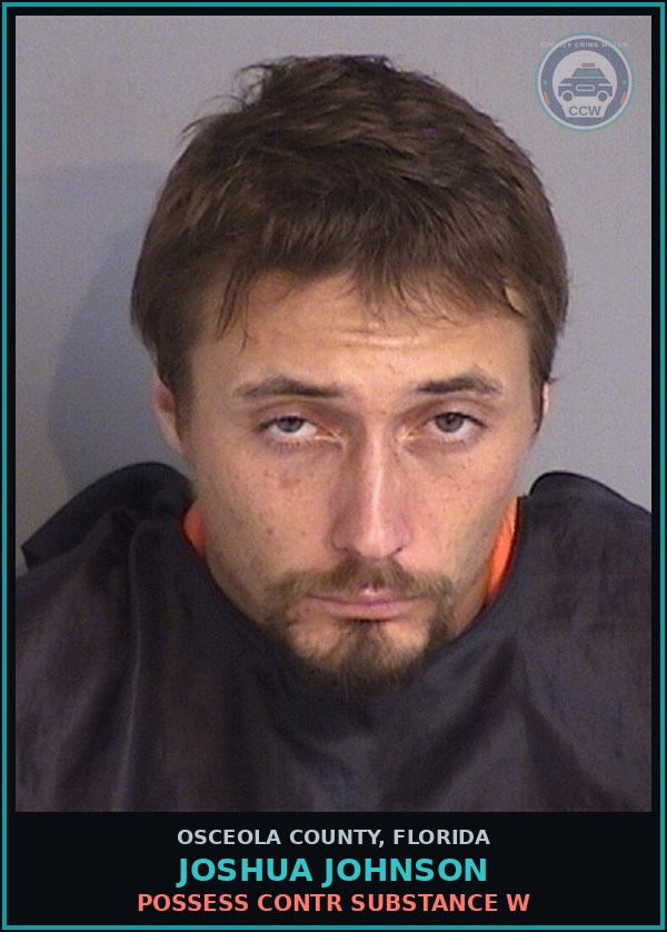 Booking mugshot of JOSHUA JOHNSON in Osceola County