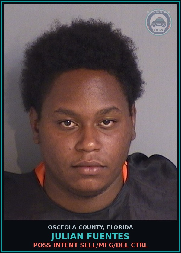 Booking mugshot of JULIAN FUENTES in Osceola County