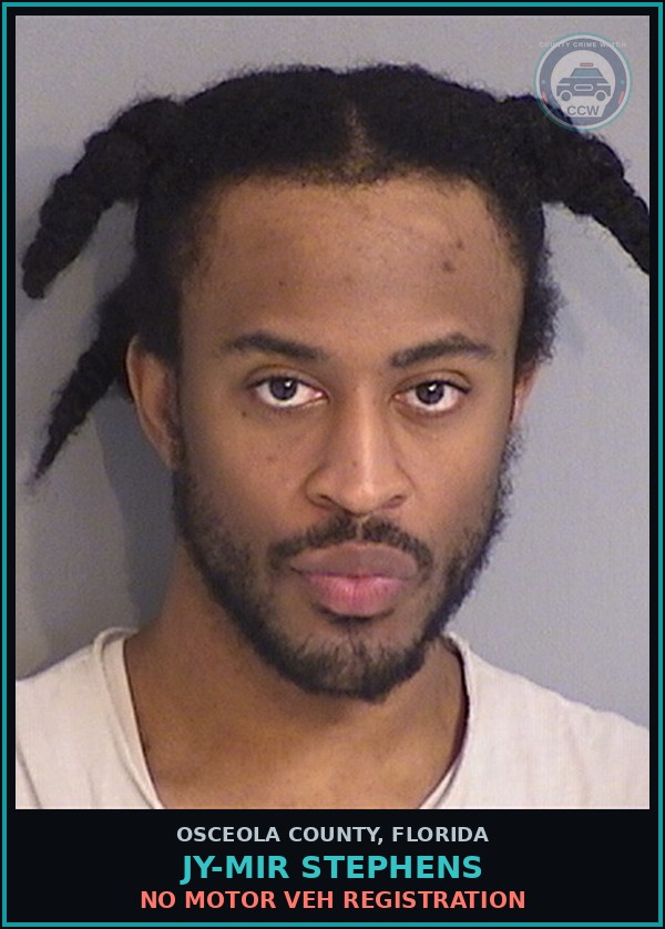 Booking mugshot of JY-MIR STEPHENS in Osceola County