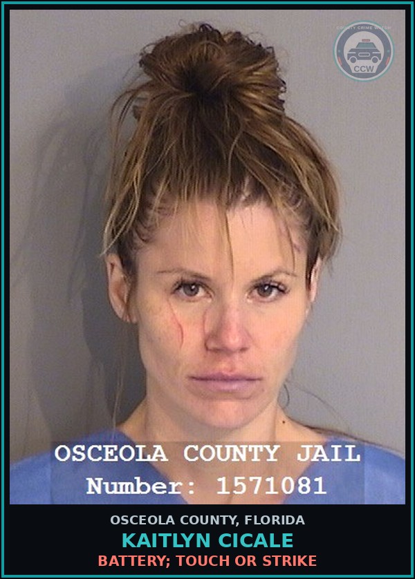 Booking mugshot of KAITLYN CICALE in Osceola County