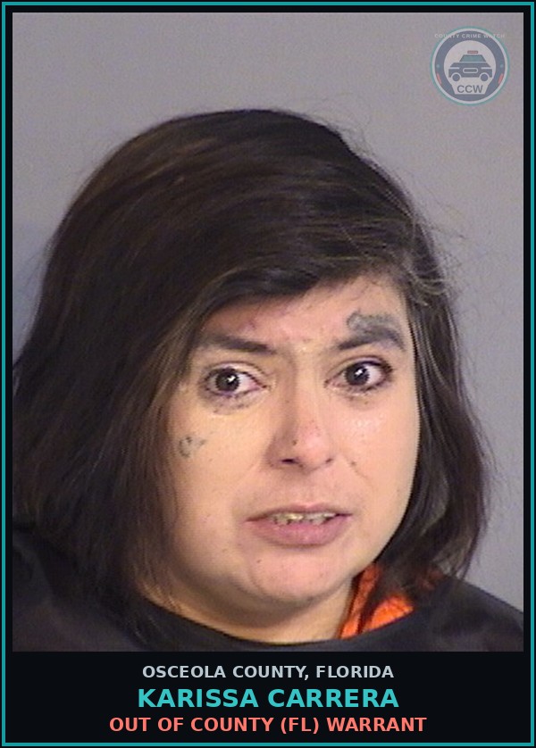 Booking mugshot of KARISSA CARRERA in Osceola County