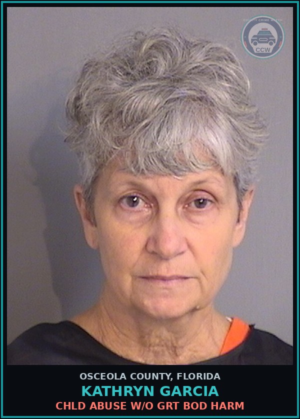 Booking mugshot of KATHRYN GARCIA in Osceola County
