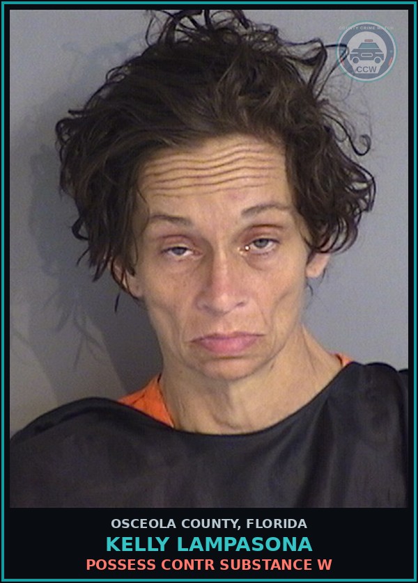 Booking mugshot of KELLY LAMPASONA in Osceola County
