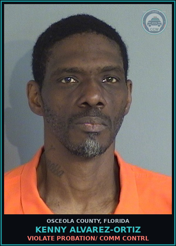 Booking mugshot of KENNY ALVAREZ-ORTIZ in Osceola County